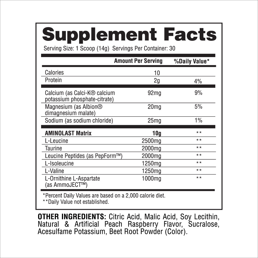 AminoLast – BCAA Superfuel for Recovery & Endurance - Gaspari Nutrition - #tag1# - #tag2# - #tag3# - #tag4#