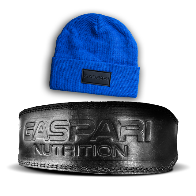 Gaspari - Genuine Leather Weight Belt + Beanie Bundle - Gaspari Nutrition - #tag1# - #tag2# - #tag3# - #tag4#