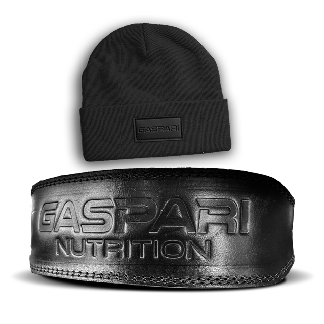 Gaspari - Genuine Leather Weight Belt + Beanie Bundle - Gaspari Nutrition - #tag1# - #tag2# - #tag3# - #tag4#