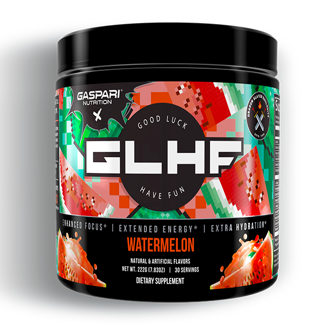 GLHF x GASPARI - FOCUS + ENERGY + HYDRATION - Gaspari Nutrition - #tag1# - #tag2# - #tag3# - #tag4#
