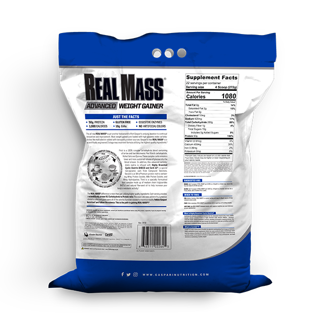 Real Mass - Gaspari Nutrition - #tag1# - #tag2# - #tag3# - #tag4#